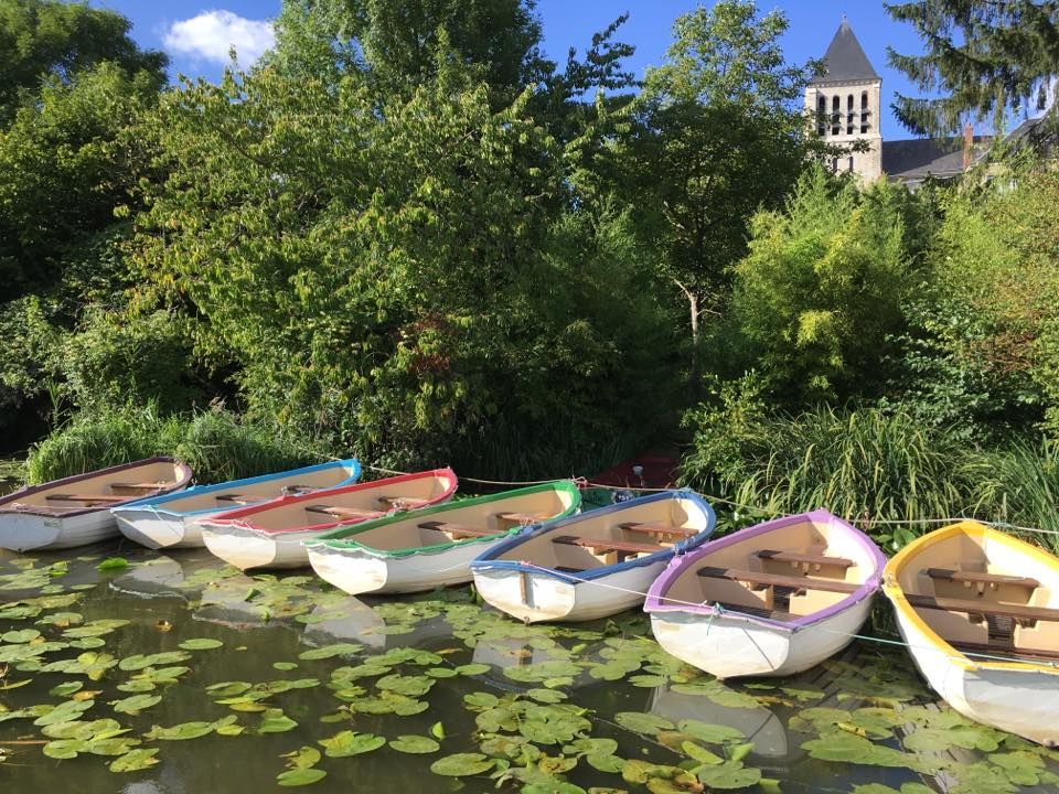 Barques de l'association Loire et Canal à Chécy