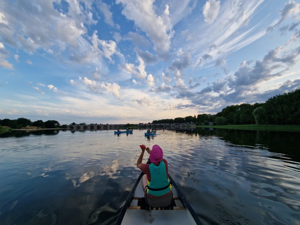sortie canoë entre meung sur loire et beaugency