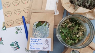 NOUVEAU – Des plantes séchées locales et de saison en sachets… Dans le Loiret
